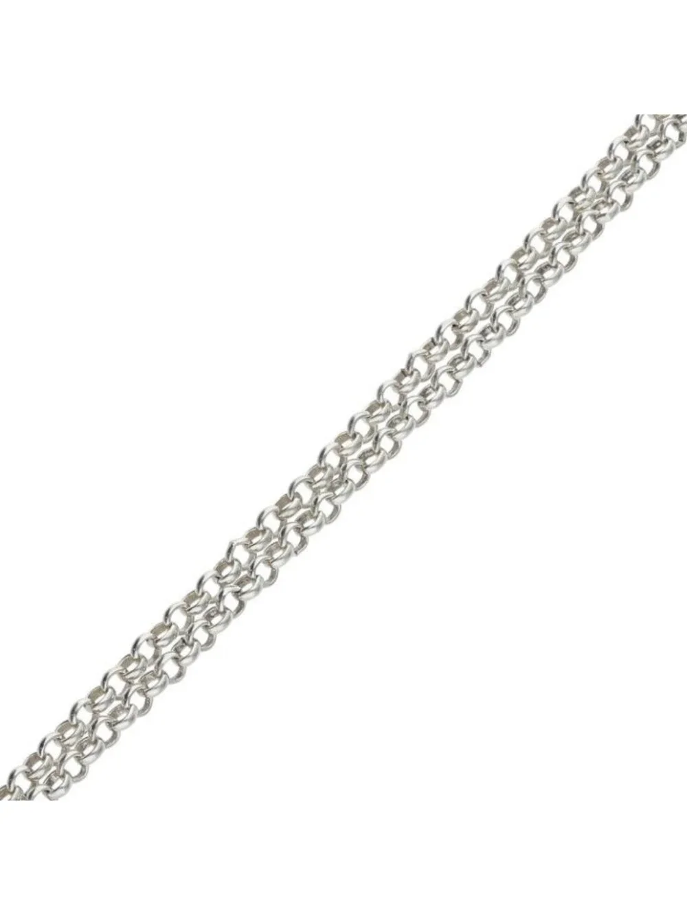 Chrome Hearts Roll Chain Silver Necklace